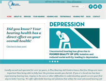 Tablet Screenshot of aplushearingaid.com